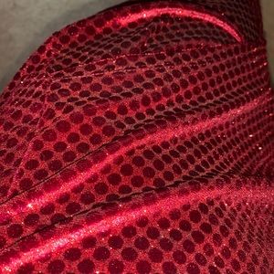 Burgundy sparkly dress